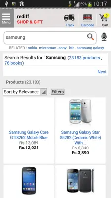 Rediff Shopping android App screenshot 9