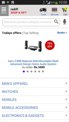 Rediff Shopping android App screenshot 12